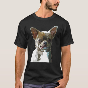T-shirt Brown Chihuahua Chemise Funny Bored Chihuahua Chig