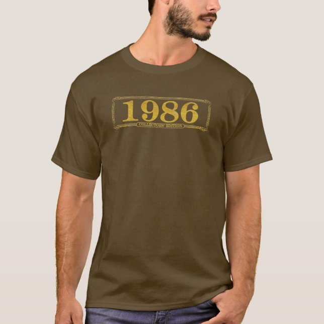 T-Shirt Brown Édition Collectionneurs 1986 (Devant)