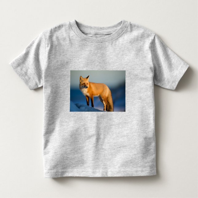 T-shirt Brown Fox Toddler (Devant)
