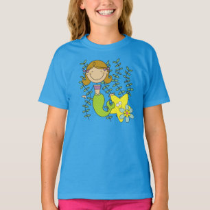 T-shirt Brown Haired Mermaid