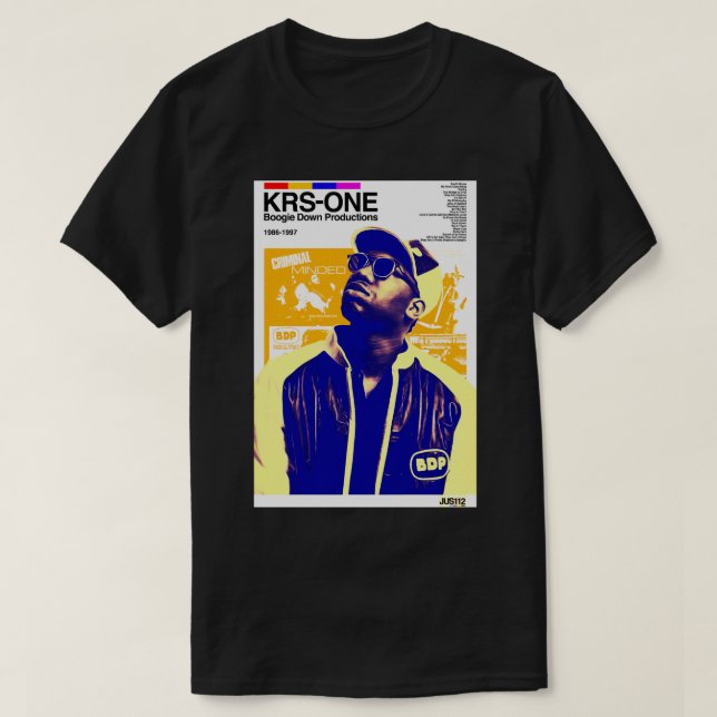 T-shirt Brown Tour Musique KRS One (Design devant)