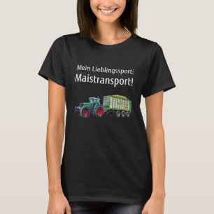 T-shirt Broyage de maïs Fermier Maisttransport Agriculture