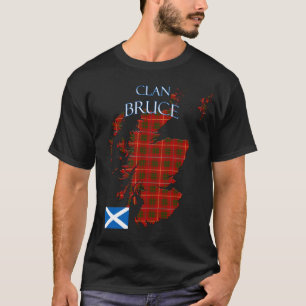 T-shirt Bruce Scottish Clan Tartan Scotland