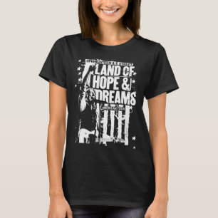 T-shirt Bruce Springsteen Land Of Hope & Dreams Tour 2 côt