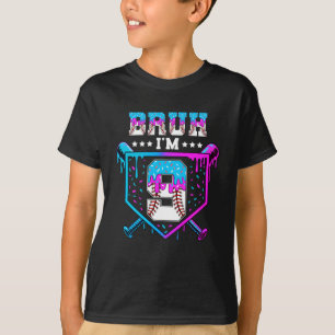 T-shirt Bruh 9th Birthday Boy Baseball Ice Cream Driam 9 Y