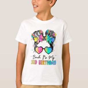 T-shirt Bruh C'est mon 3e anniversaire 3 ans 3e anniversai