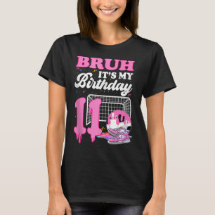 T-shirt Bruh C'est Mon Anniversaire De 11 Ans Soccer Ice C