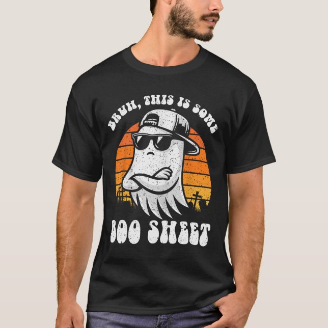 T-shirt Bruh C'Est Une Feuille De Boite Drôle Halloween Gh (Devant)
