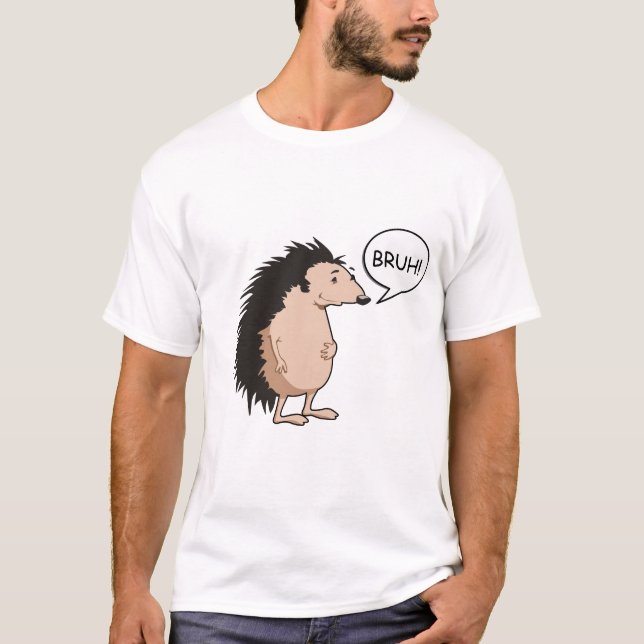 T-SHIRT BRUH HEDGEHOG TEE - SHIRT (Devant)