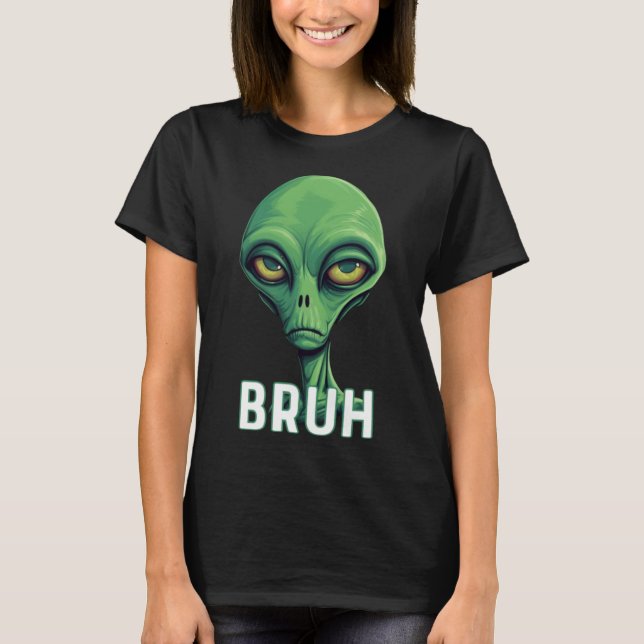 T-shirt Bruh Mème Drôle Dire Frère Greetingnes Garçons Ali (Devant)
