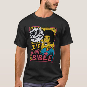 T-shirt Bruh Mème Lisez Votre Bible Dieu Drôle Jésus Chris