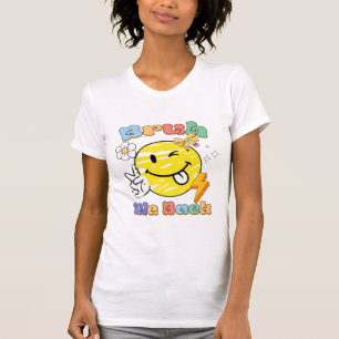 T-shirt Bruh On Est De Retour Visage Souriant Groovy Retou