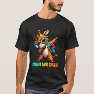 T-shirt Bruh On Retourne à l'École Enfants et Enseignants