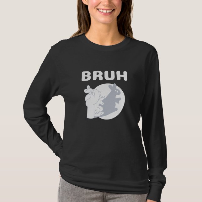 T-shirt Bruh Slang Meme Saying Teens Meme s Bruh (Devant)