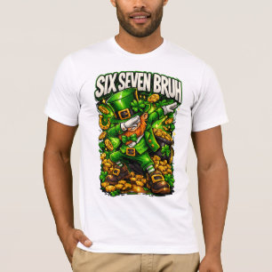 T-shirt Bruh St Patrick's Day Six Seven Hommes Femmes