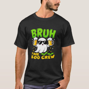 T-shirt Bruh The Boo Crew Drôle Fantôme Graphique Hallowee