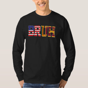T-shirt Bruh USA Sri Lanka Pays Drapeau Amérique Sri Lanka