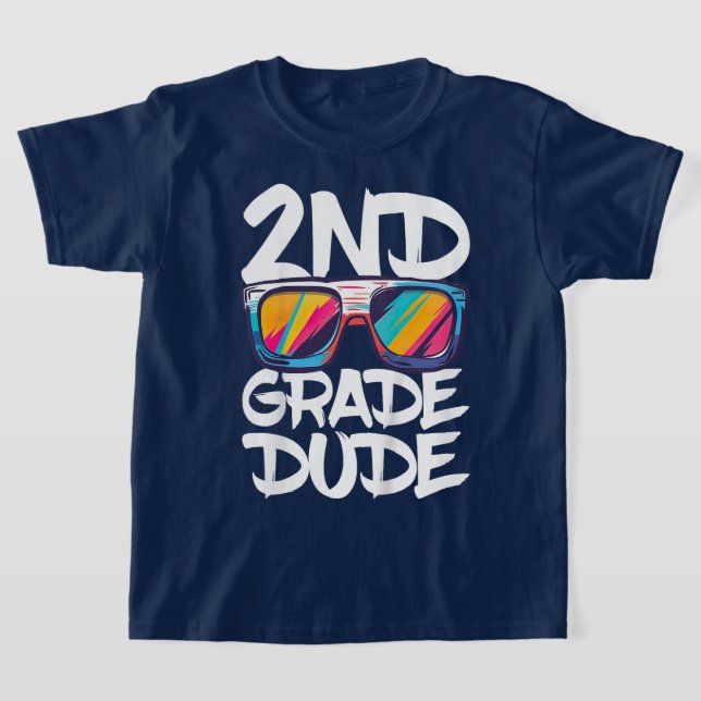 T-shirt Bruh We Back 2nd Grade Back to School Second Grade (Poser)