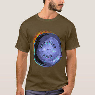 T-shirt Bruit-Art original de bidon de tarte de frisbee