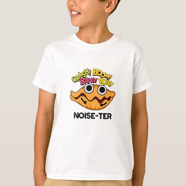 T-shirt Bruit-ter Funny Bruyant Oyster Pun (Devant)