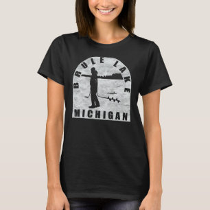 T-shirt Brule Lake Ice Fishing Michigan