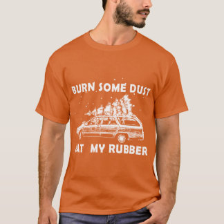 T-shirt brûler de la Dust3 rétro