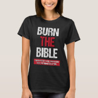 Brûler La Bible Athiest déclaration agnostique