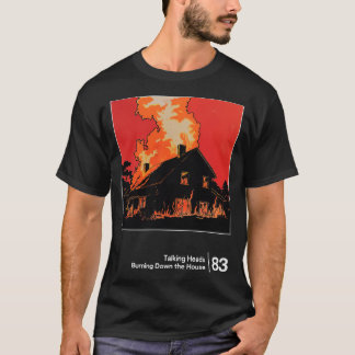 T-shirt Brûler La Maison Minimaliste Graphic Artwork