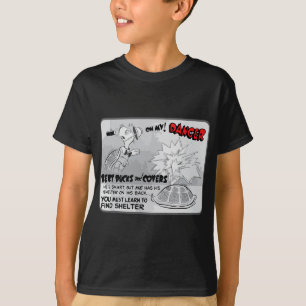 T-shirt Brûler La Tortue Canards et Couvre la Guerre froid