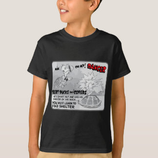 T-shirt Brûler La Tortue Canards et Couvre la Guerre froid