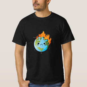 T-shirt Brûler la triste Terre