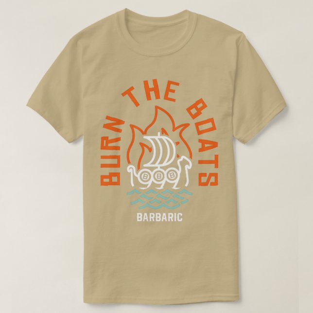 T-shirt Brûler Les Bateaux (Design devant)