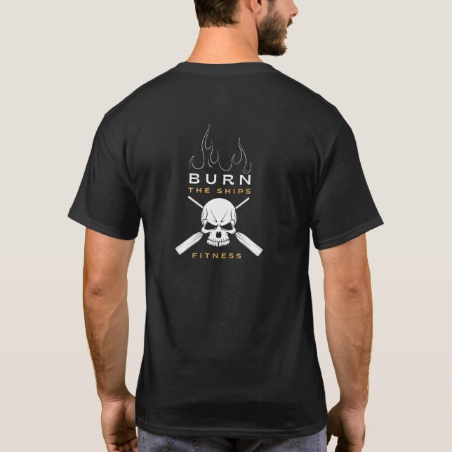 T-shirt Brûler L'État De Santé Des Navires (Dos)
