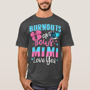 T-shirt Brûler Ou Bows Mimi Vous Aime Genre Révéler Gran