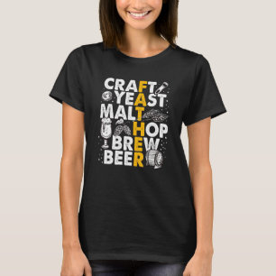 T-shirt Brûler papa bière brasserie brasserie père de la b
