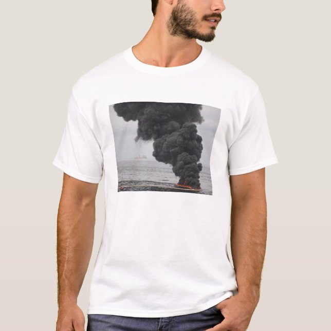 T-shirt Brûlures d'huile concentrée rassemblées (Devant)