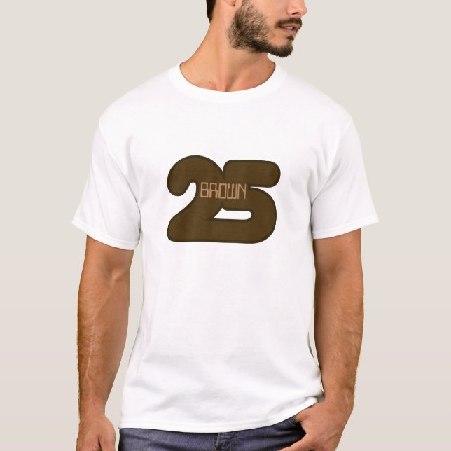 T-shirt Brun 25 (Devant)