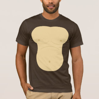 T-shirt Brun de Singe-arel