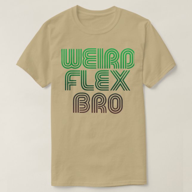 T-shirt brun flex (Design devant)