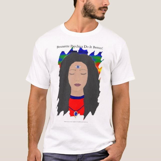 T-shirt Brune Psychics il améliorent ! (Devant)