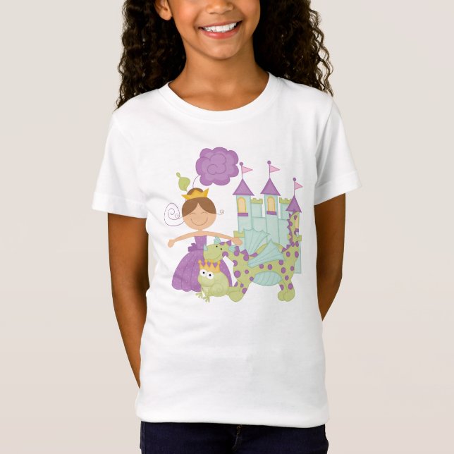 T-Shirt Brunette Princesse (Devant)