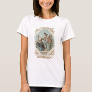 T-shirt Brunhilde et Hagen, illustration pour 'le Niebelu