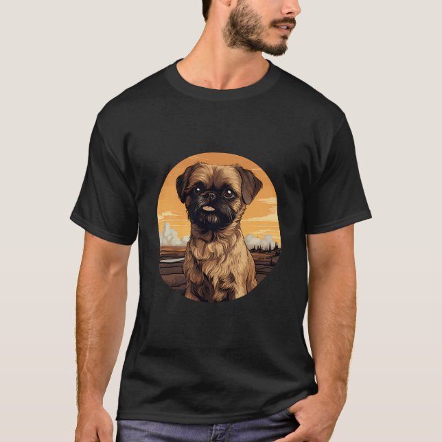 T-shirt Bruxelles Griffon Bruxellois Bruxelles Griffon Dog (Devant)