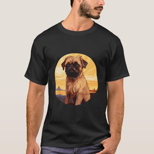 T-shirt Bruxelles Griffon Bruxellois Bruxelles Griffon Dog (Devant)
