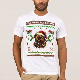 T-shirt Bruxelles Griffon Chien Noël Casquette Noël Noël N