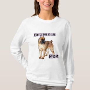 T-shirt Bruxelles Griffon Maman; Maman de Bruxelles Griffo