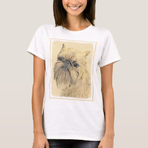 T-shirt Bruxelles Griffon Peinture - Cute Original Chien A