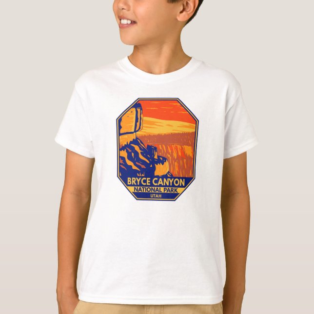 T-shirt Bryce Canyon National Park Utah Inspiration Point (Devant)