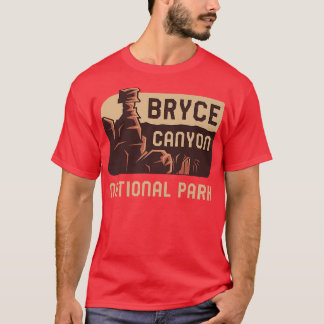 T-shirt Bryce Canyon National Park Utah Retro Graphic
