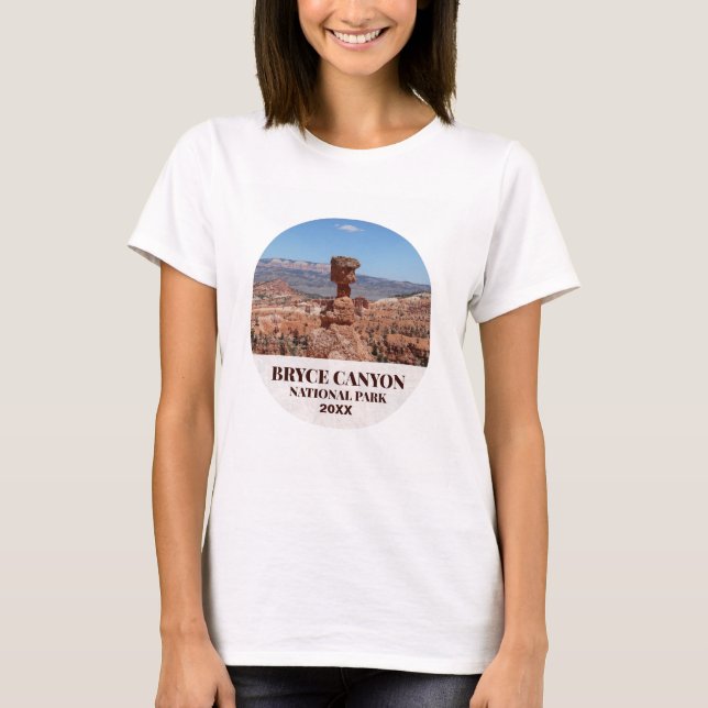 T-shirt Bryce Canyon - Personnaliser l'année (Devant)